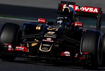 F1 Test Día 4: Romain Grosjean termina como líder en un accidentado día