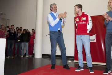 F1: Vettel agasajado en Maranello