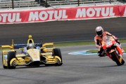 Moto GP: Emocionante duelo MotoGP-Indycar en Indianápolis
