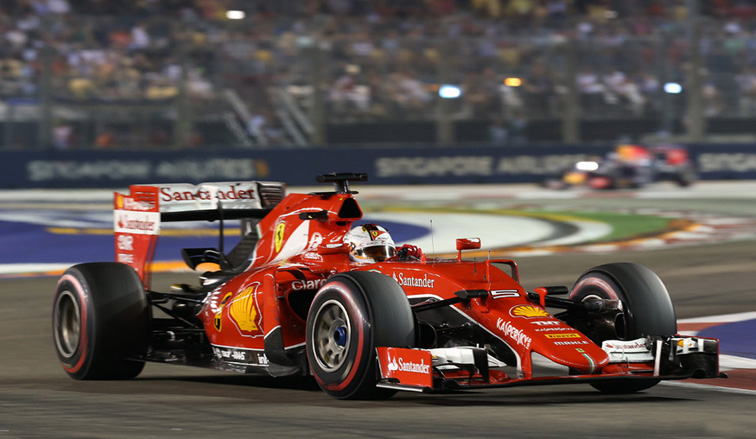 Fórmula 1: Vettel ganó en Singapur