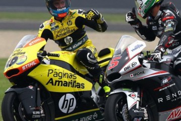 Moto GP: en Moto2, Zarco le arrebata la pole a Rins por sólo 0.002 milésimas y en Moto 3, Bastianini consugue la 3º pole del año