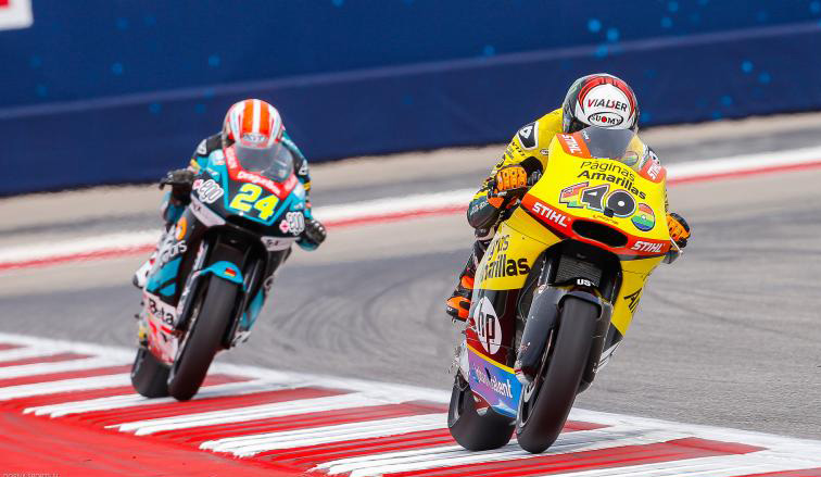 MotoGP: Rins logra la pole en Moto 2 y Phillip Oettl en Moto3
