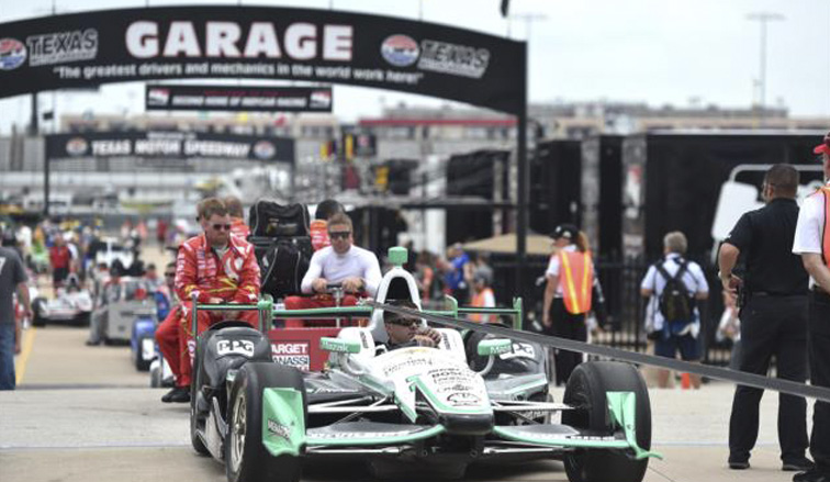 Indy Car: Se pospuso la carrera de Texas debido a la lluvia