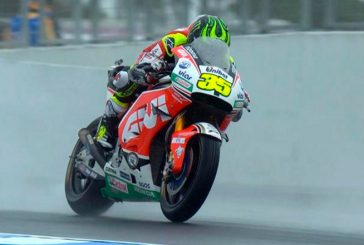 MotoGP: Crutchlow primero en la lluviosa FP1 en Phillip Island
