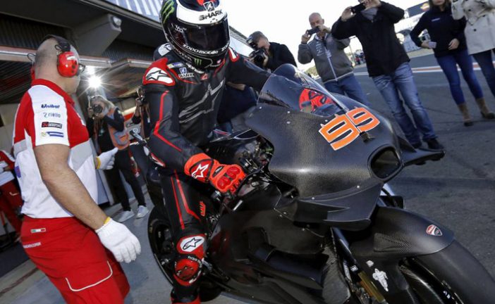 MotoGP: El primer contacto de Lorenzo con Ducati
