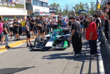 Indy Car: Jornada histórica para el automovilismo argentino, Canapino aceleró en Buenos Aires
