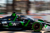 Indy Car: Un toque lo deja afuera a Agustín Canapino cuando estaba liderando la carrera