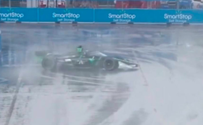 Indy Car: Ni la lluvia pudo frenar a Canapino