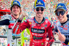 MotoGP: Bagnaia regresó al triunfo, Marc Márquez segundo