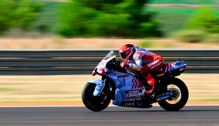 MotoGP: Marc Márquez asusta a todos en Aragón