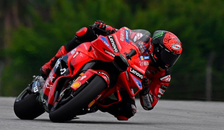 MotoGP: Bagnaia lidera la Práctica de MotoGP en Sepang