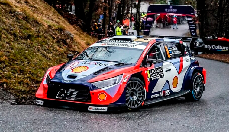 WRC: Tanak lidera el shakedown en Montecarlo