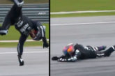 MotoGP: Brutal accidente del actual campeón, doble fractura y fue trasladado a Barcelona para ser operado