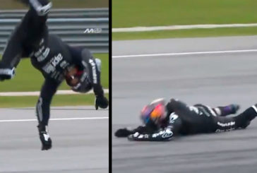 MotoGP: Brutal accidente del actual campeón, doble fractura y fue trasladado a Barcelona para ser operado