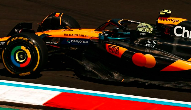 Fórmula 1: Lando Norris asusta con su ritmo en los libres de Shanghái