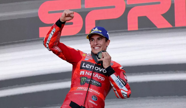 MotoGP: Marc Márquez domina y suma otra victoria sprint en Aragón