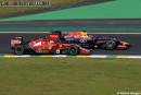 Vettel con un pié en Maranello