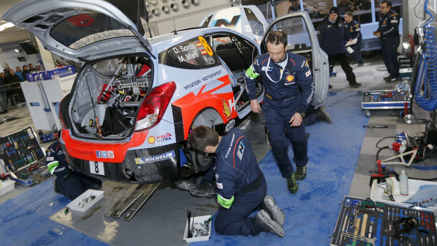 WRC: Sordo y Neuville iniciaron los test rumbo a Monte Carlo