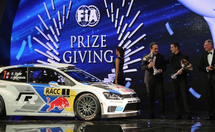 Ogier recibió el premio mayor