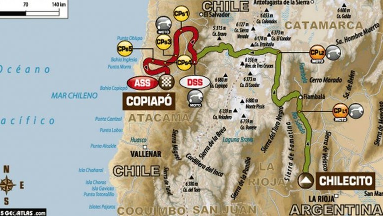 Dakar 2015 / Día 4: Altura y desiertos para llegar a Chile
