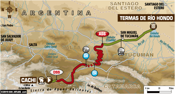 Dakar 2015 / Etapa 11: ya se corre el tramo Salta – Santiago del Estero