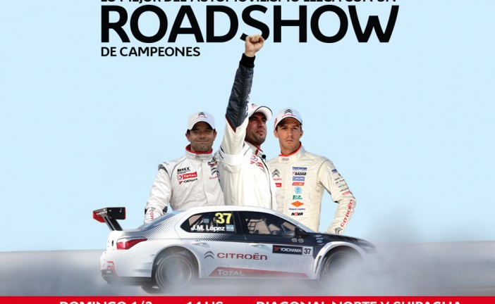 Triple Road Show de Citroën en Buenos Aires