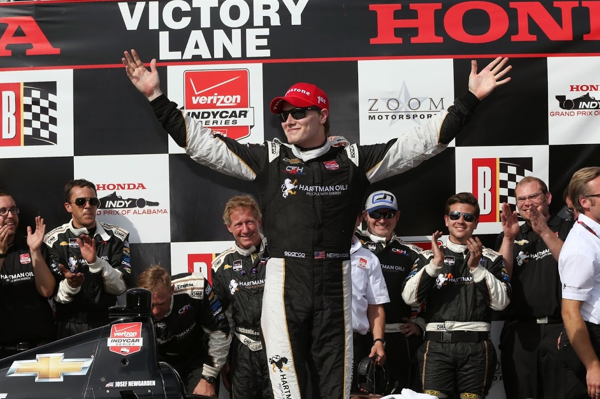 Indy Car Alabama: Newgarden por primera vez en la categoría