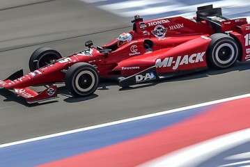 Indy Car:  Rahal ganó una espectacular carrera en Fontana (MAVTV 500)