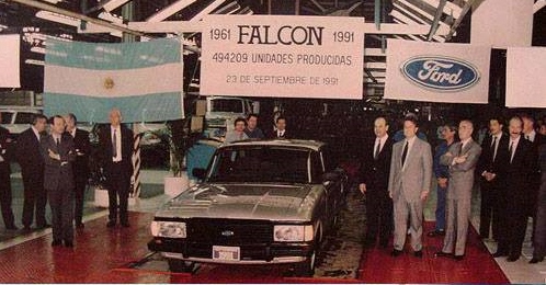 Un 23 Septiembre de 1991 salía de la Planta Ford de Pacheco el último Ford Falcon