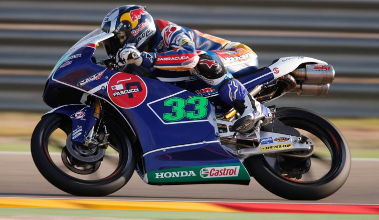 MotoGP: en Moto3 Bastianini firma su cuarta pole del año; y Rabat en Moto2
