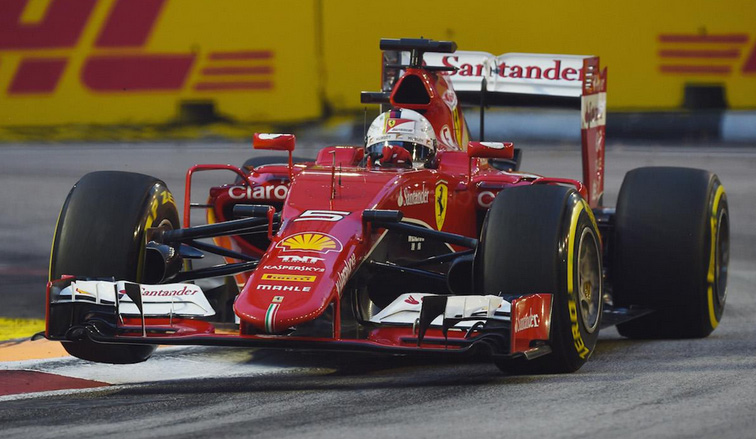 Fórmula 1: Vettel logra la Pole en Singapur