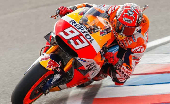 MotoGP: Marquez lidera los FP4 en Termas de Río Hondo