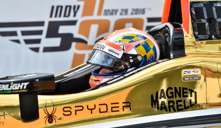 Indy Car:  Hinchliffe gana la pole para la Indy 500