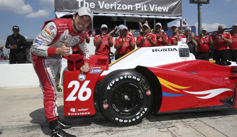 Indy Car: Primera pole position de Carlos Muñoz