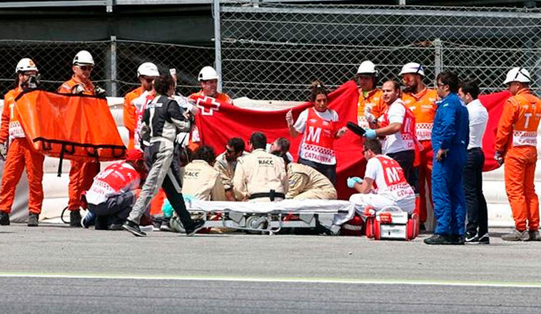 MotoGP: Grave accidente de Luis Salom en Montmeló
