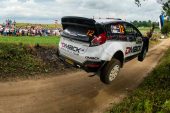 WRC: un brillante Tanak, lidera el rally de Polonia