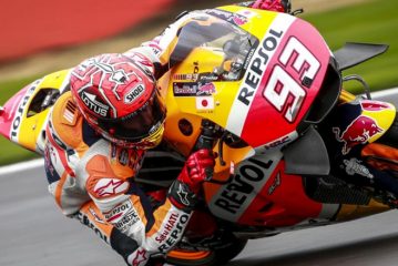 MotoGP: Márquez el más rápido bajo la lluvia