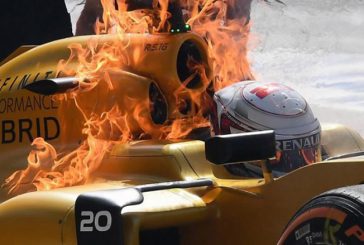 Fórmula 1: Renault interrumpe los Libres 1 de Malasia con un incendio sin precedentes