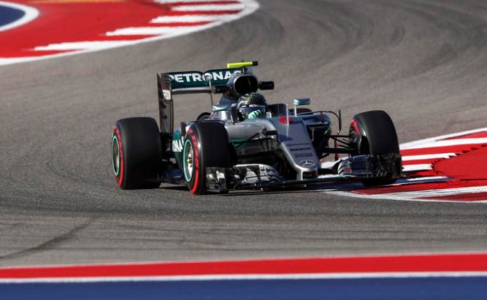 Fórmula 1: Rosberg responde en los Libres 2 de Austin con bandera roja incluida