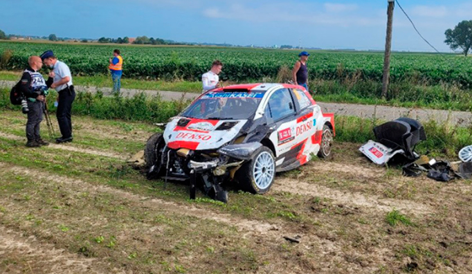 WRC: Brutal accidente de Fourmaux en el Rally de Bélgica