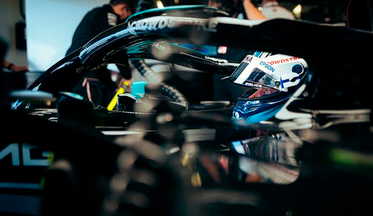 Fórmula 1: Bottas demuestra en los Libres 1 el potencial de Mercedes
