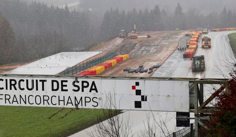 Fórmula 1: Se está reformando el circuito Spa-Francorchamps