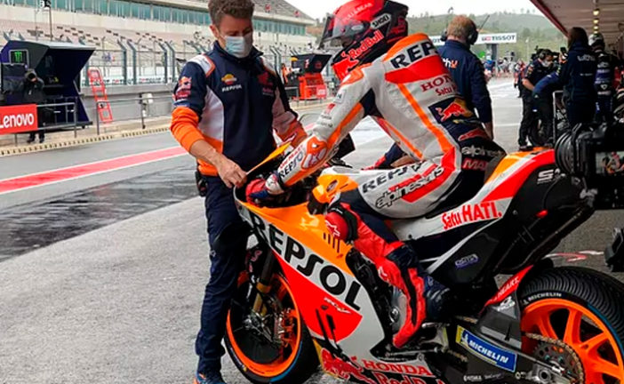 MotoGP: Marc Márquez, como pez en el agua en el inicio de Portimao