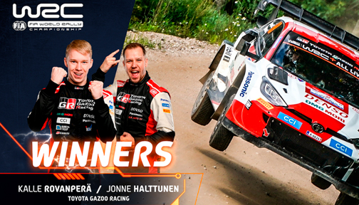WRC: Kalle Rovanperä logra su quinto triunfo del año