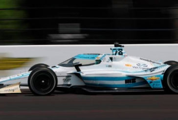 Indy Car: Canapino clasificó y se metió dentro de los 33 pilotos que competirán en las 500 millas