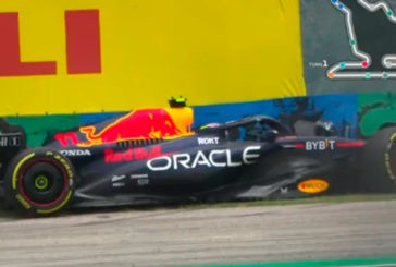 Fórmula 1: «Checo» Pérez sigue complicado, accidente en libres… ¡tras solo tres minutos!