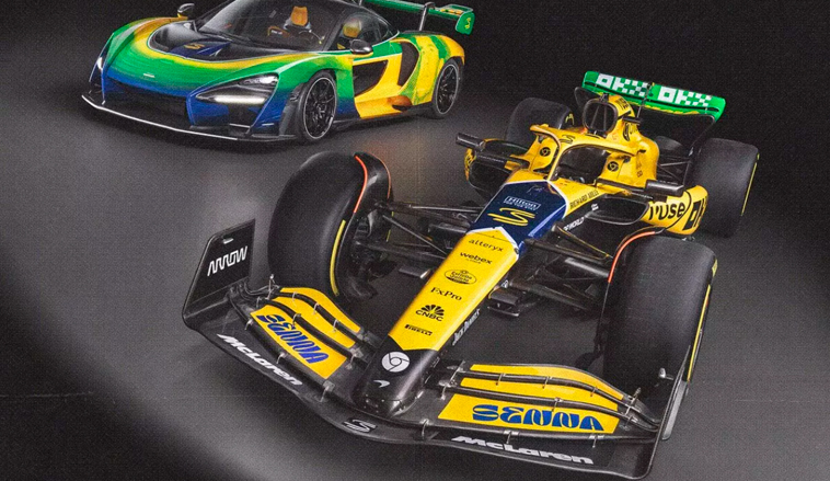 Fórmula 1: McLaren y una increíble decoración en homenaje a Senna