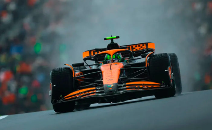 Fórmula 1:  Lando Norris, el más rápido en los Libres 1 en Zandvoort.