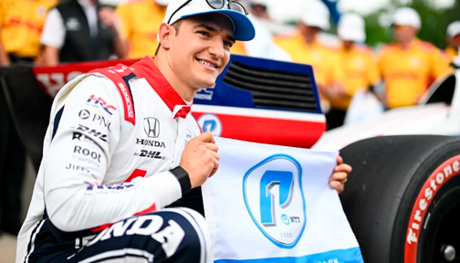 Indy Car: Alex Palou está en llamas y consigue la pole