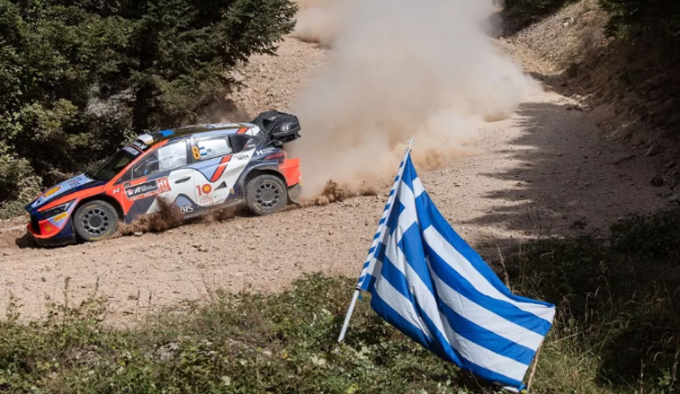 WRC: Tanak y Ogier lideran el rally en Grecia